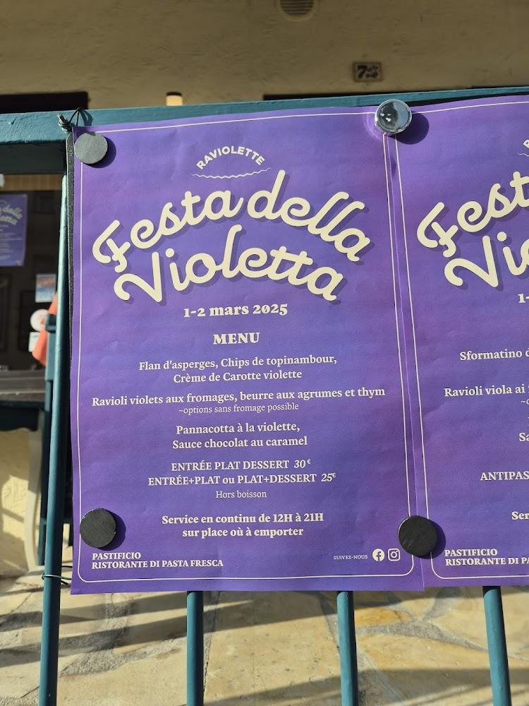 Raviolette - Pastificio - Ristorante di Pasta - Tourrettes sur Loup - Menu Image 4